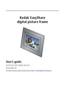 Kodak SV 710 manual. Camera Instructions.
